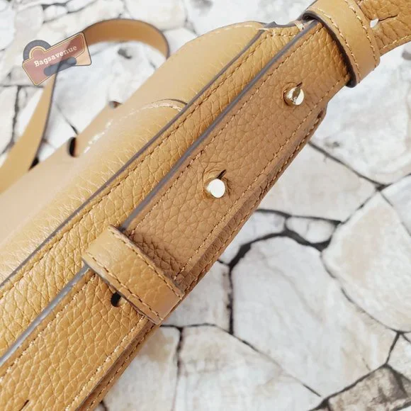 #bagsavenue fast ship Leila North South Top Zip Crossbody Warm Ginger Kate Spade - Picture 6 of 7